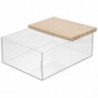 Hamster Sand Bath Box Transparent Hamster Bathing Box Small Pet Sand Bath Container