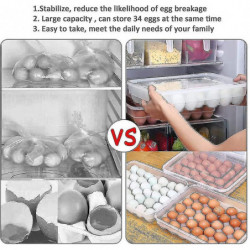 Stackable Egg Dumpling Storage Fresh-keeping Box With Lid
