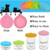 Food Can Lids Universal Bpa Free Silicone Can Lids Covers For Dog And Cat Food