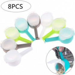 8 pièces clip d’étanchéité de sac alimentaire avec bec verseur pour clip d’étanchéité de stockage de nourriture