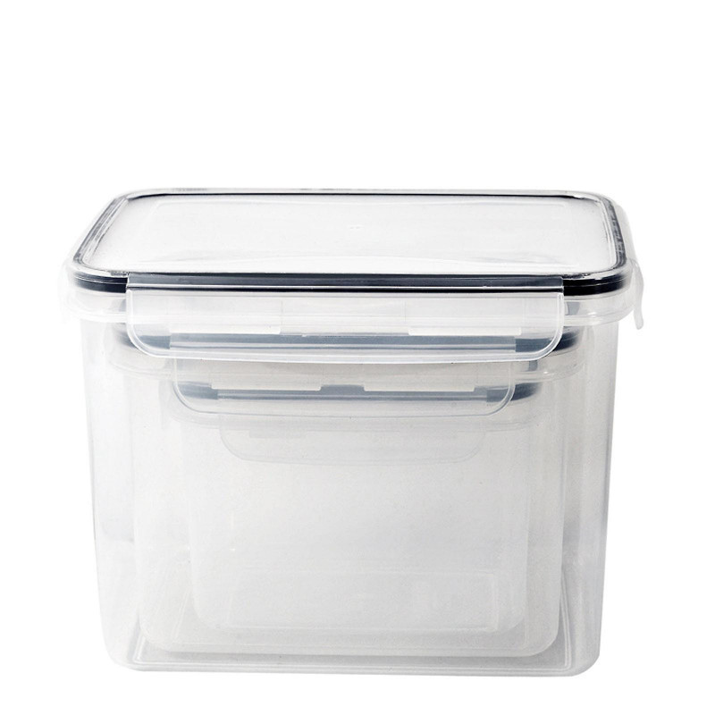 Single Transparent Plastic Storage Tank Vacuum Moisture Proof Fresh-keeping Storage Storage Sealed Tank,Kitchen [...]