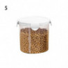 Sealed Transparent Kitchen Keep Fresh Food Can Grain Storage Tank With Scale