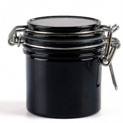 Large Capacity Lash Glue Jar, Activated Glue Container Portable1pcsblack
