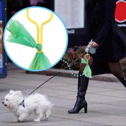 Dog Poop Bag Holder Strong Load-bearing Lightweight Design Portable Dog Poop Bag Dispenser Waste Bag Holder Carrier