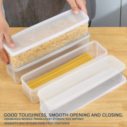Household Noodle Translucent Box Airtight Spaghetti Box Kitchen Food Fruit Container Household Noodle Translucent Box Airtight Spaghetti Box Kitchen Food Fruit Container