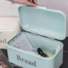Vintage Bread Box Cupboard Iron Box Desktop Finishing Dust-proof Storage Box Storage Bin Food Kitch