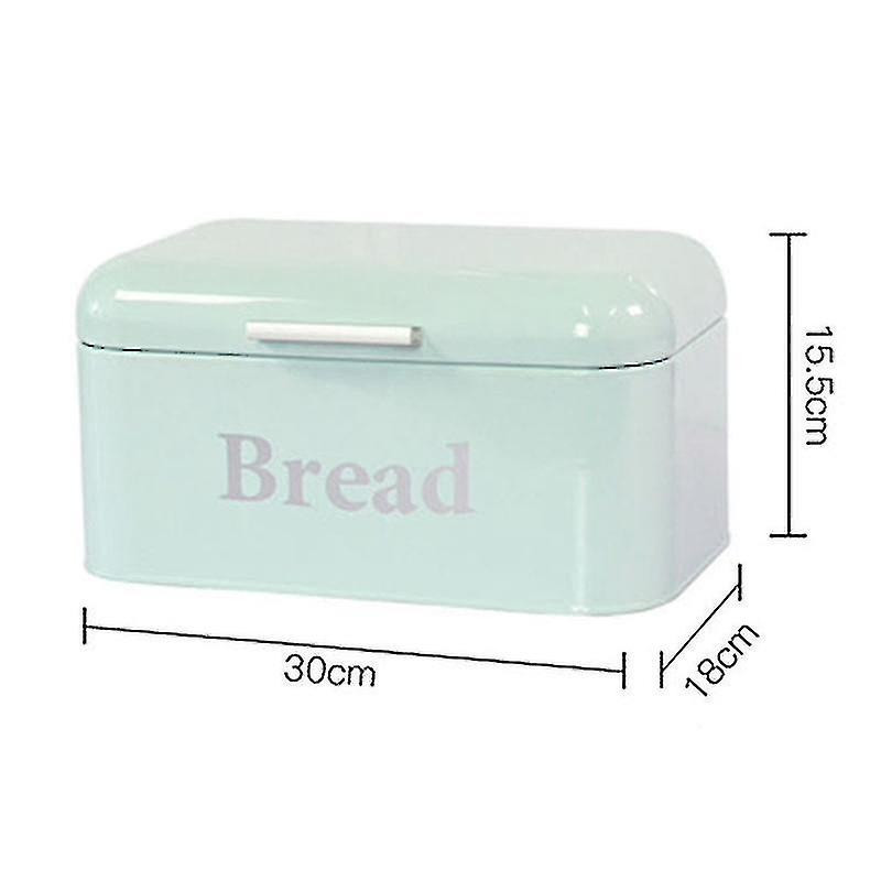 Vintage Bread Box Cupboard Iron Box Desktop Finishing Dust-proof Storage Box Storage Bin Food Kitch