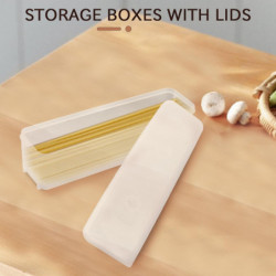Household Noodle Translucent Storage Box Airtight Spaghetti Box Kitchen Food Fruit Container Household Noodle Translucent Storage Box Airtight Spaghetti Box Kitchen Food Fruit Container