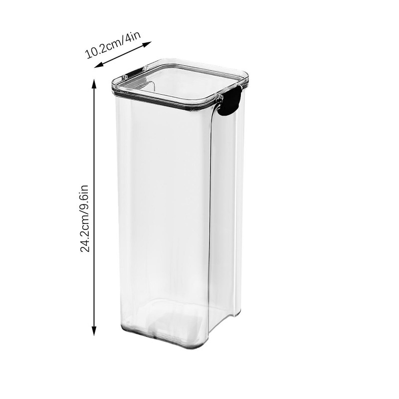 Miscellaneous Grains Barley Noodle Storage Jar Nut Candy Dry Storage Jar Transparent Buckle Dry Storage Jar