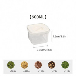 Miscellaneous Grains Barley Noodle Storage Jar Nut Candy Dry Storage Jar Transparent Buckle Dry Storage Jar Miscellaneous Grains Barley Noodle Storage Jar Nut Candy Dry Storage Jar Transparent Buckle Dry Storage Jar