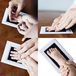 2 Set Baby Handprint Empreintes Tampons encreurs Coffre-fort Non toxique Sans contact Peau Sans encre Kits Inkpad [...]