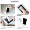 2 Set Baby Handprint Empreintes Tampons encreurs Coffre-fort Non toxique Sans contact Peau Sans encre Kits Inkpad [...]