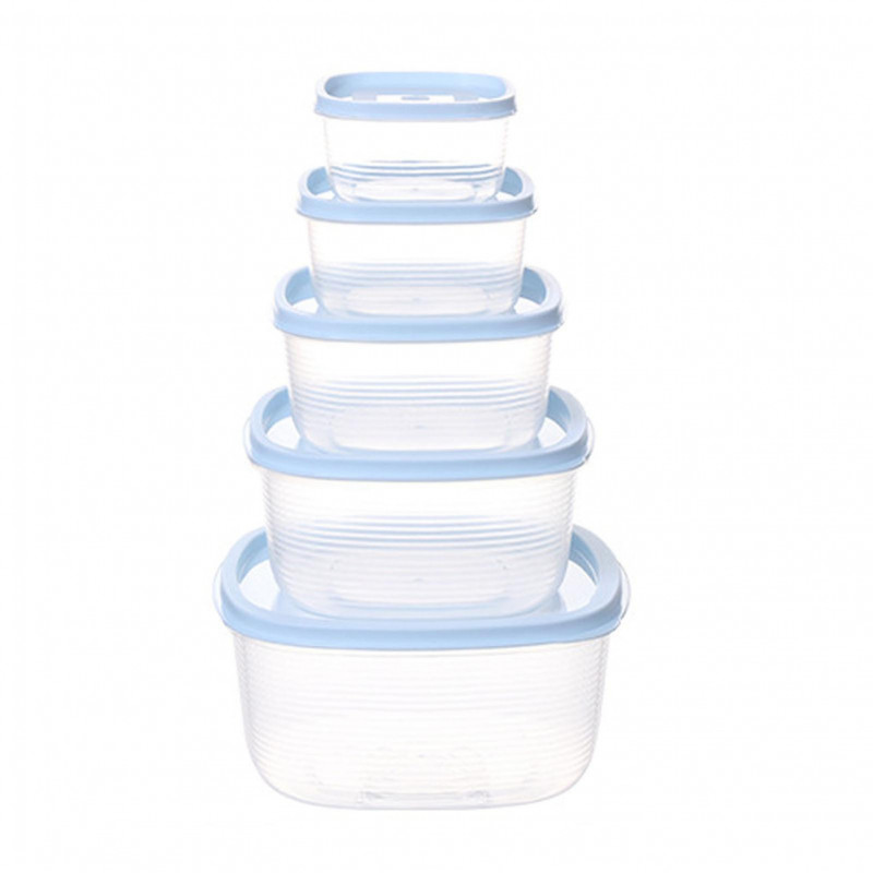 5pcs Refrigerator Food Container With Lids Preserves Freshness Prevent Damp Stackable Refrigerator Organizer Bins [...]
