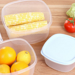 5pcs Refrigerator Food Container With Lids Preserves Freshness Prevent Damp Stackable Refrigerator Organizer Bins [...]