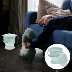 1PC Thickened Handheld Spittoon with Lid Home Urine Bucket Practical Chamber Pot 1PC Thickened Handheld Spittoon with Lid Home Urine Bucket Practical Chamber Pot