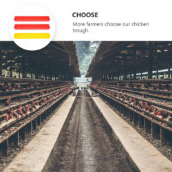 3 Pcs Pigeon Feeding Trough Food Feeding Groove Bowls Pigeon Food Container 3 Pcs Pigeon Feeding Trough Food Feeding Groove Bowls Pigeon Food Container