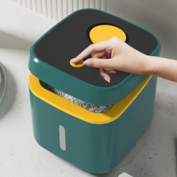 Récipient de riz alimentaire Bac de support scellé pour nourriture pour animaux de compagnie Bean Kitchen [...]