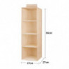 3 Shelves Hanging Closet Organizer With 1 Underwear/socks Drawer Divider Space Saver Foldable Cloth Storage Hanging Bag