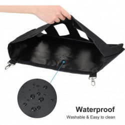 Hanging Rabbit Hay Feeder Bag Pet Large Capacity Food Container (Black) Hanging Rabbit Hay Feeder Bag Pet Large Capacity Food Container (Black)