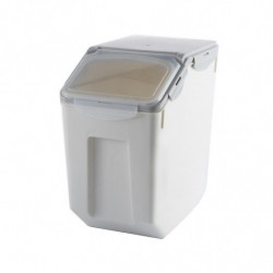 15kg Rice Storage Box Dispenser Cereals Storage Jar Pet Food Container Insect-proof Moisture-proof Storage