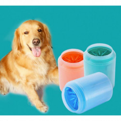 Portable Dog Paw Washer Silicone Foot Wash Cup for Cats and DogsGreen S