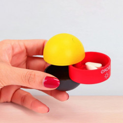 Portable large-capacity pill box waterproof and moisture-proof pill box