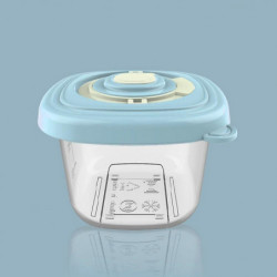 6pcs 120ml Large Capacity With Airtight Lid Baby Food Container Feeding Reusable