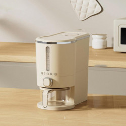 Distributeur de nourriture sèche, seau de riz étanche à l’humidité, seau de cuisine à riz scellé, distributeur de [...]