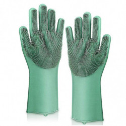 Fournitures pour animaux de compagnie Gants en silicone de nettoyage, anticorrosion et durables, pratiques et [...]