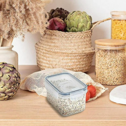 Clear Plastic Storage Jars,Vacuum Proof Fresh Storage Airtight Jars,Rice Storage Barrel,Kitchen Airtight Jars with [...]