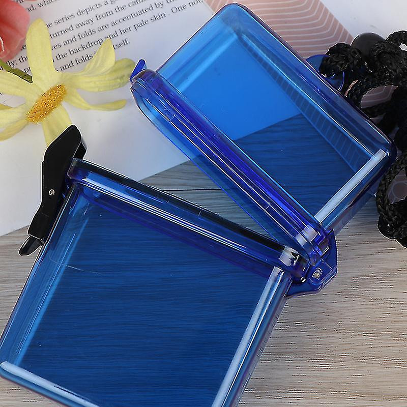 1pc Outdoor Imperméable Poches Clé Argent Boîte de Rangement Case Holder Boîtier en plastique Shytmv