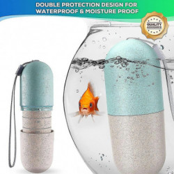 Large Compartment Grain Fiber Moisture Proof Cute Weekly Pill Organizer, BPA Free