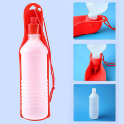 Distributeur portable Voyage bouteille d’eau Bol pour chien chat petits animaux