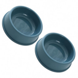 Pet Bowl Plastic Scrub Footprint Bowl Dog Cat Feeding Water Bowl Dog Bowl