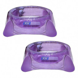 Candy Color Transparent Crystal Single Bowl Dog Food Bowl Cat And Dog Bowl