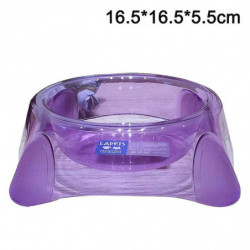 Candy Color Transparent Crystal Single Bowl Dog Food Bowl Cat And Dog Bowl