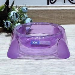 Candy Color Transparent Crystal Single Bowl Dog Food Bowl Cat And Dog Bowl
