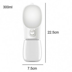 Distributeur d’eau pliable Bouteille d’eau portable pour chiens de taille moyenne Marche en plein air