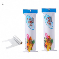 200pcs Transparent Plastic Fresh-keeping Kitchen Food Storage Bags With Handle_h