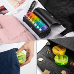 Pills Case Portable Water Proof Food Grade Plastic Moisture Proof 7 Days Pills Tablets Organizer For Outdoor_h Pills Case Portable Water Proof Food Grade Plastic Moisture Proof 7 Days Pills Tablets Organizer For Outdoor_h