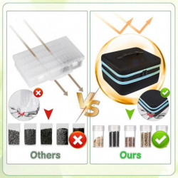 Boîte de stockage de graines, boîte de stockage de graines robuste pour jardins de fleurs et de légumes [...]