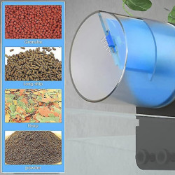 Fish Tank Feeder Intelligent Timing Automatic Feeder Aquarium Automatic Feeder 1 Piece Blue