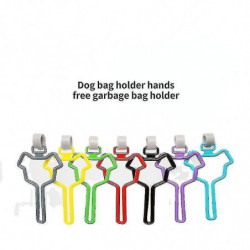 7pcs Dog Bag Holder Hands Free Waste Bag Carrier Durable Dog Poop Bag