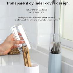 Drain Box With Buckle Below Stable Tight Cutlery Container For Home Dormitory Drain Box With Buckle Below Stable Tight Cutlery Container For Home Dormitory