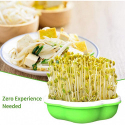 Bac à graines germées, Dirt Free Way et Sprouter de capacité portable, parfait pour les petites et moyennes [...]