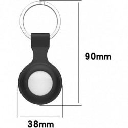 6pack Silicone Case Apple Airtags avec porte-clés Anneau housse de protection