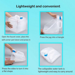 20L foldable water canister - folding canister drinking water canister water canister water canister BPA free [...]