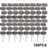 100 Pcs-set Scouring Pad Brush Nylon Abrasive Brush Fiber Grinding Sanding Head Buffing Polishing Wheel