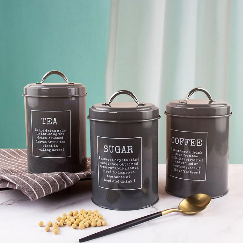 Bouteilles Cuisine Boîte de conserve alimentaire pour Home Organizer Candy Sealed Cans Box