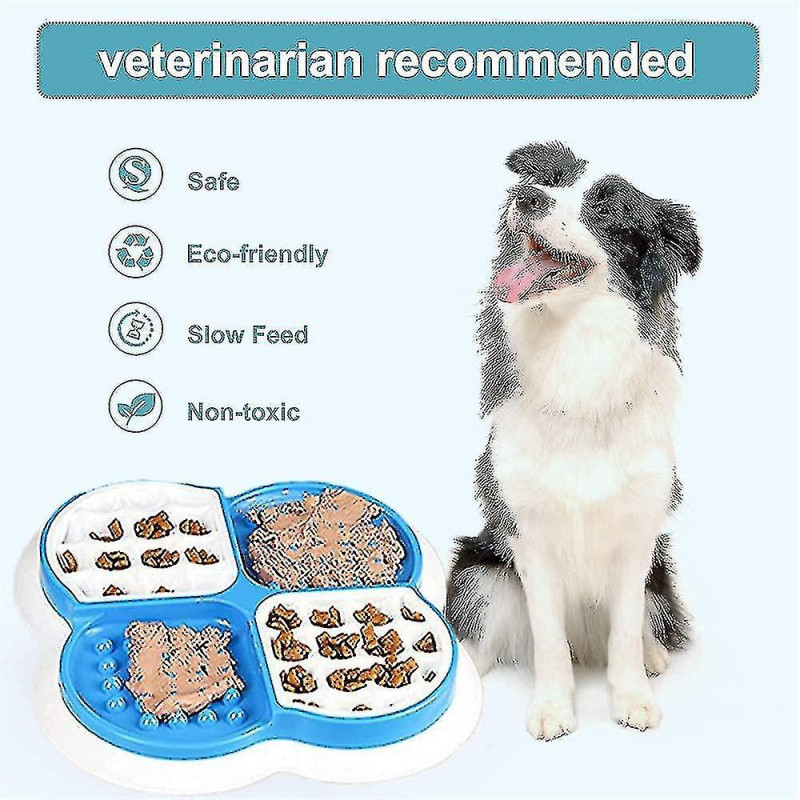 Bol Pour Chien Slow Feeder, Gamelle Anti Glouton Chien, Bols Chiens Alimentation Lente, Gamelle D'alimentation [...]